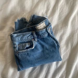 Free People Maggie Mid-Rise Straight Leg Jeans